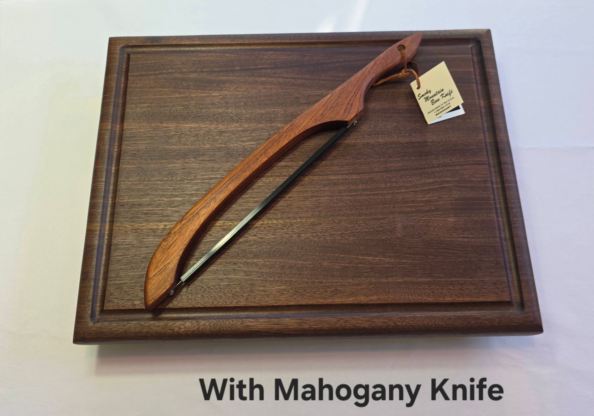 Large Black Walnut Cutting Board: Handcrafted Walnut Butcher Block