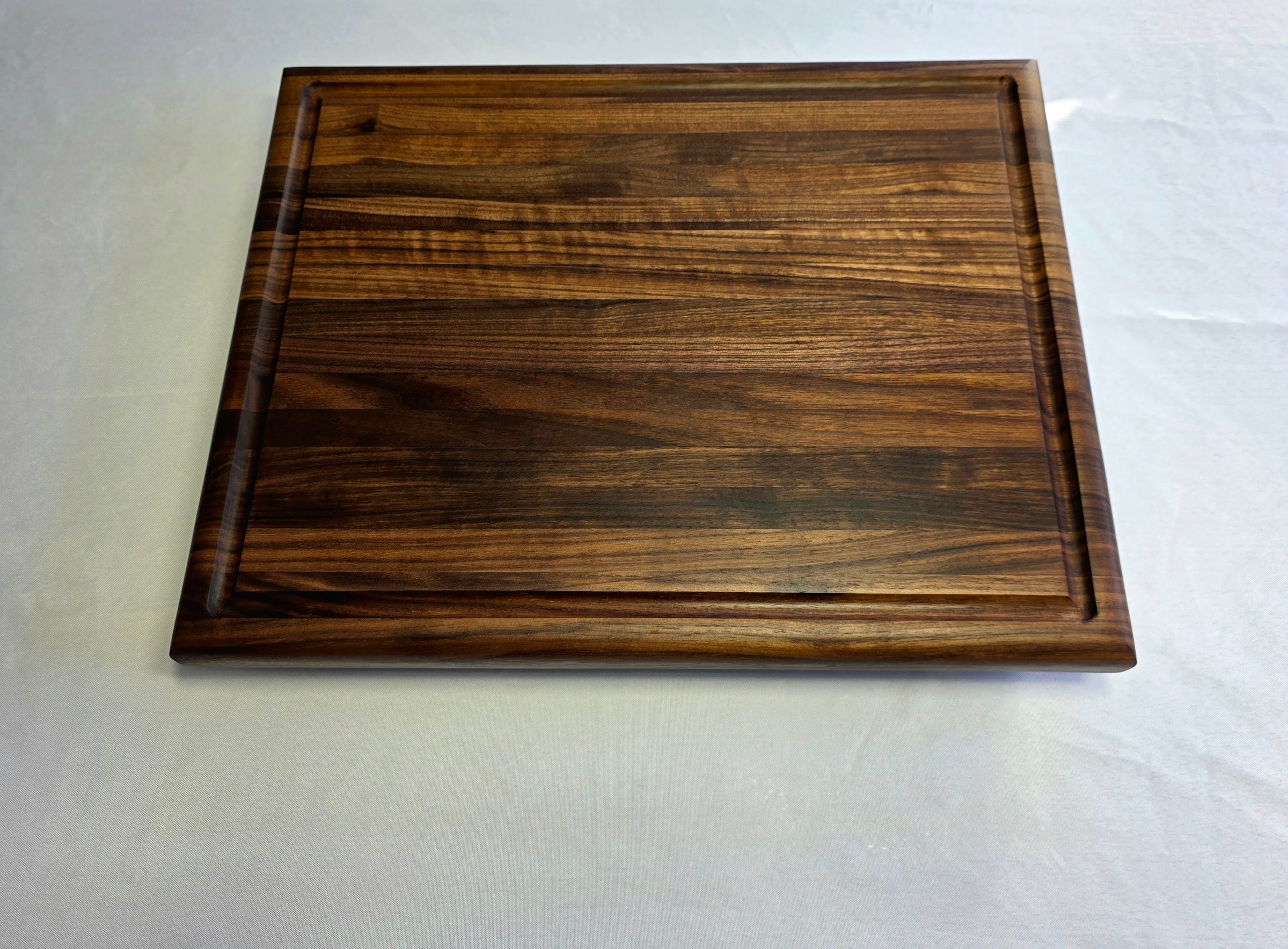 Large Black Walnut Cutting Board: Handcrafted Walnut Butcher Block