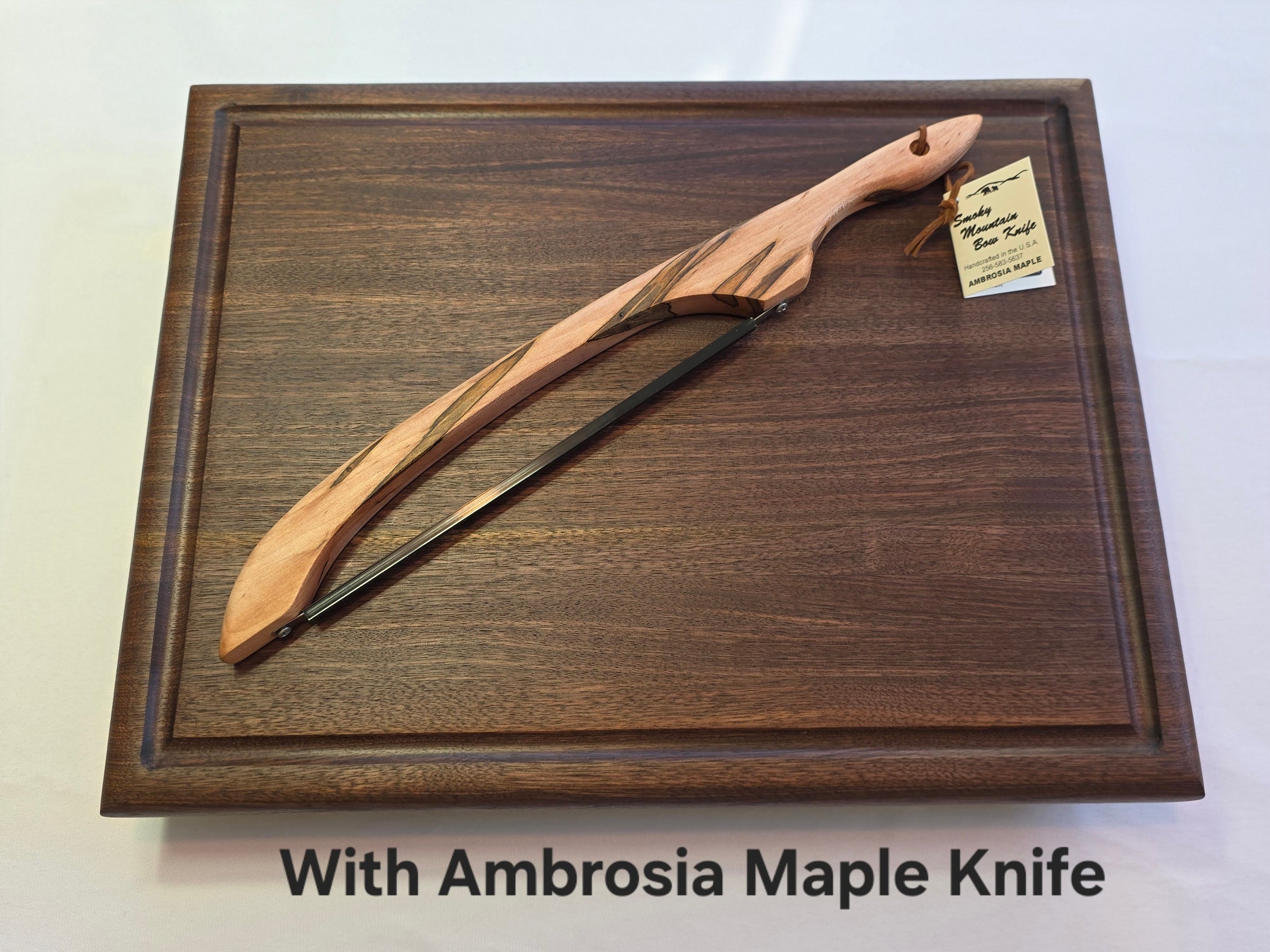 Large Black Walnut Cutting Board: Handcrafted Walnut Butcher Block