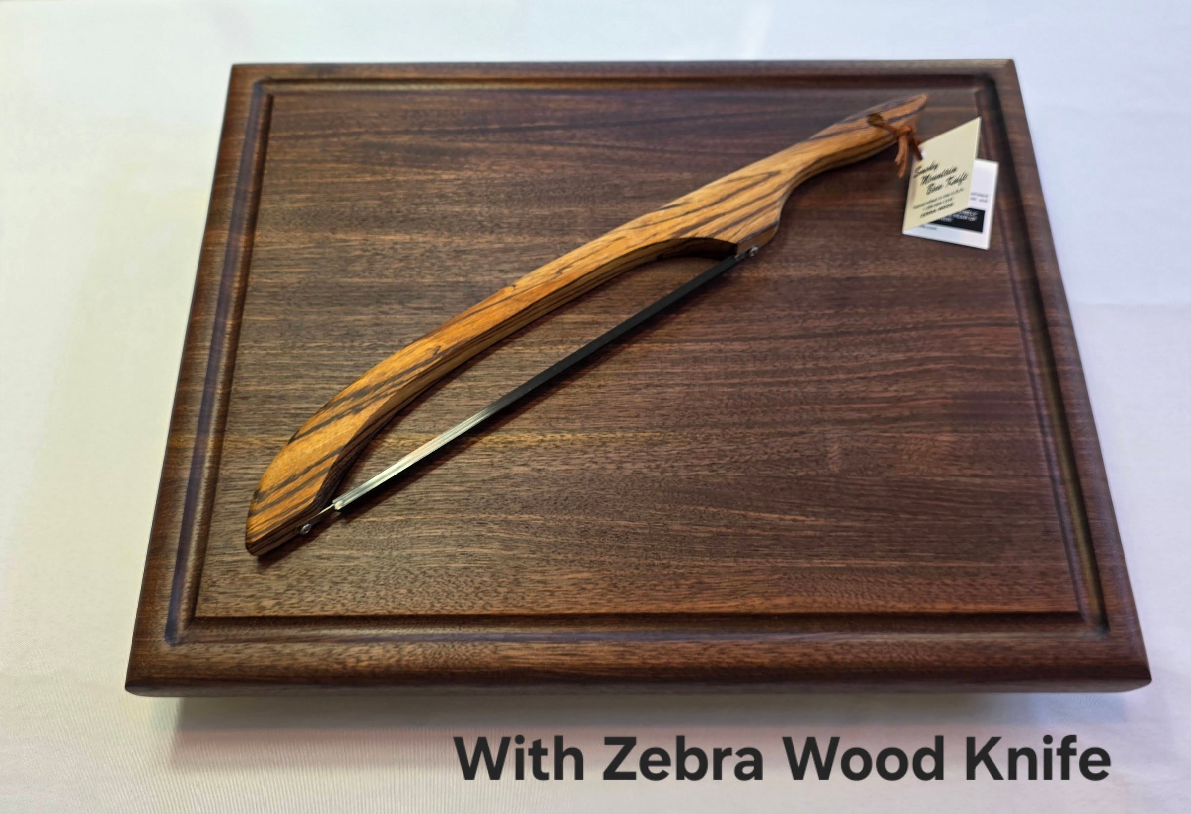 Large Black Walnut Cutting Board: Handcrafted Walnut Butcher Block