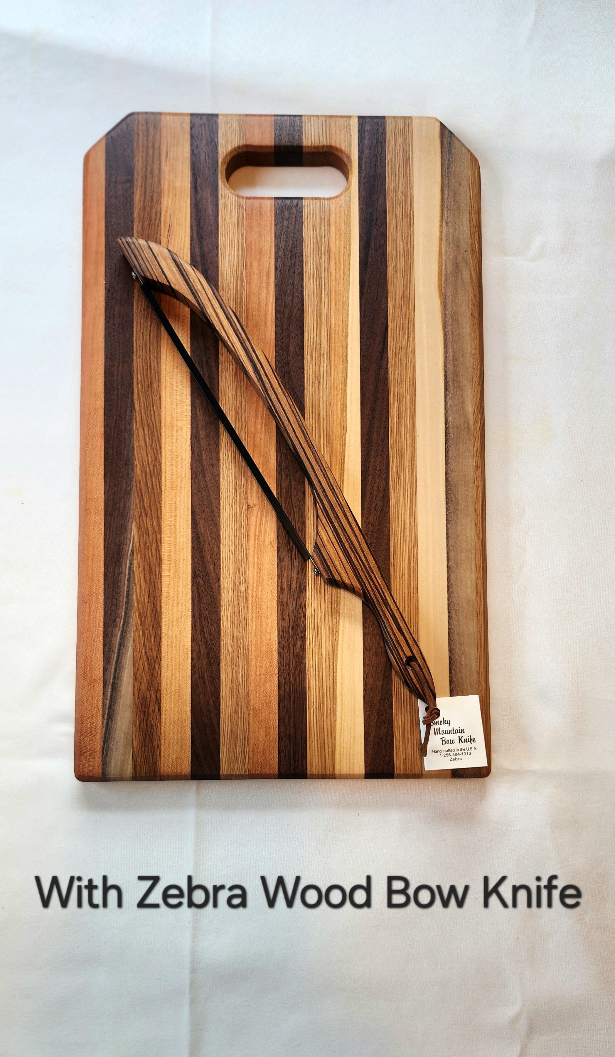 Black Label　canowa　BPW Cutting Board Large Double Sided Cutting Board | Cutting Board Bow Knife Combo
