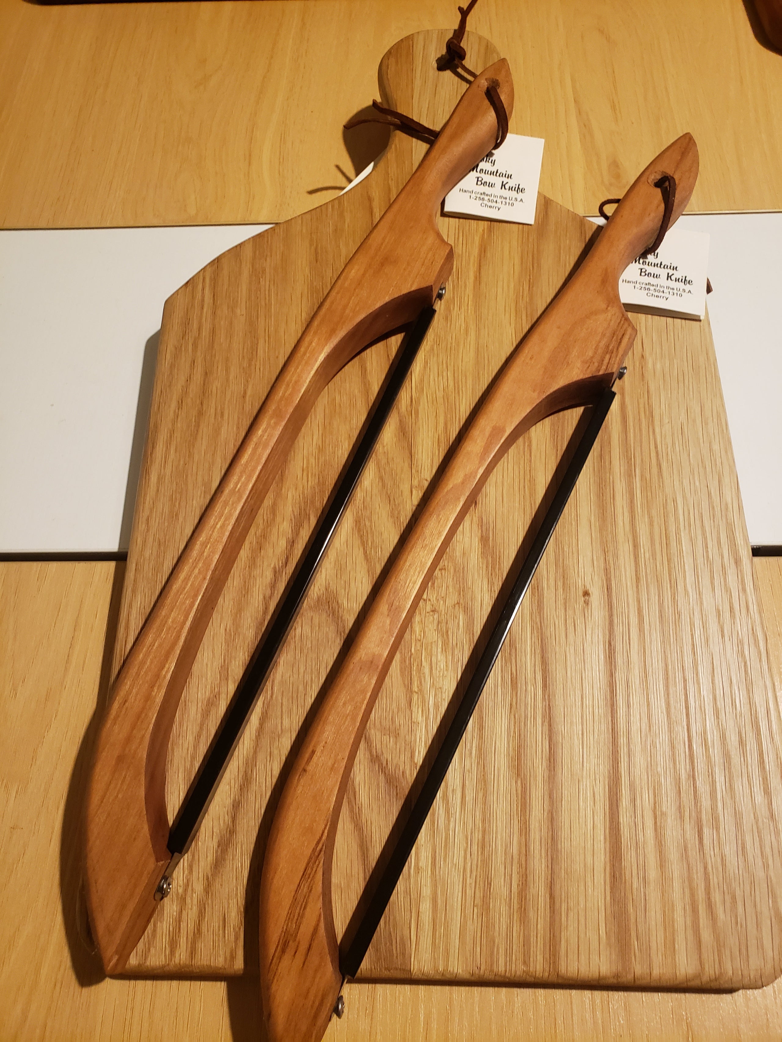 Space-saving Cutting Board Small Cutting Board Hand-made Cutting Board in  Maple, Cherry, and Black Walnut Bow Knife and Board Set 